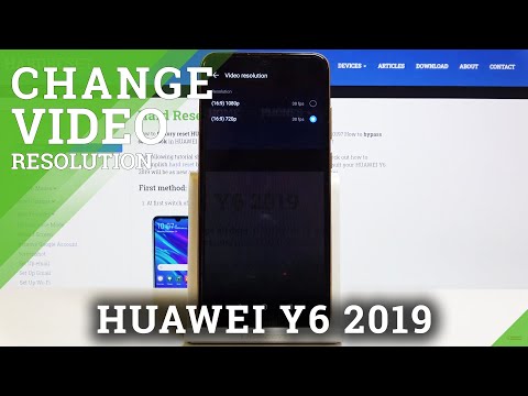 How to Change Video Resolution in Huawei Y6 2019 - Adjust Video Quality