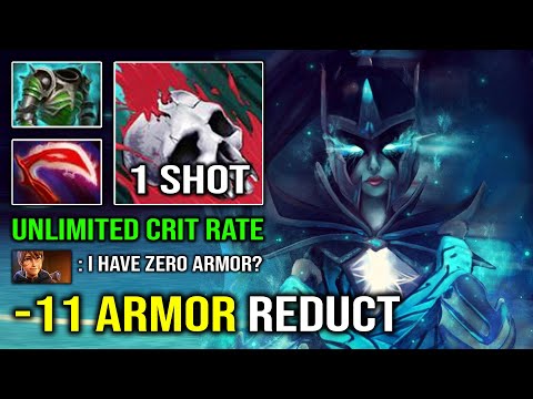 WTF -11 Armor Reduction AC Desolator 1 Shot Phantom Assassin with Unlimited Crit Rate Dota 2