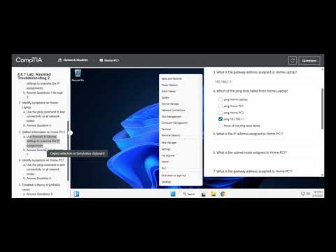 Testout | Network + | 4.6.7 Lab: Assisted Troubleshooting 2
