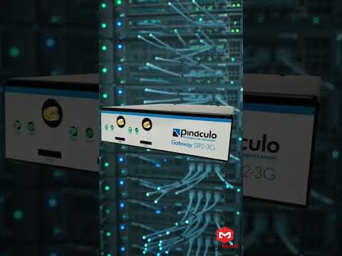 Video do produto Gateway 3G Pináculo SIP2 com Portabilidade Numérica Embarcada e Envio de SMS em Massa