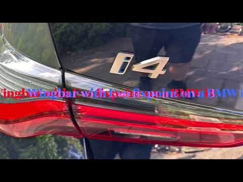 Roof rack on a BMW i4