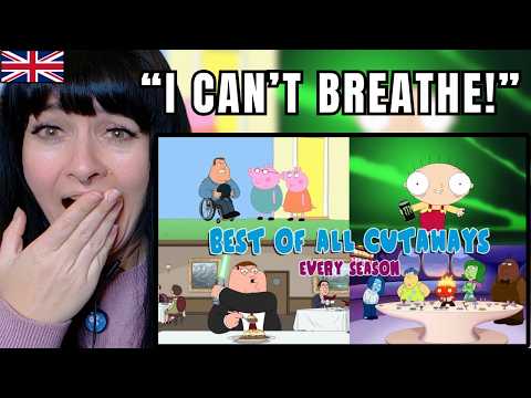 British Girl Reacts to the FUNNIEST Family Guy Cutaways Ever  | Best Cutaways From Every Season