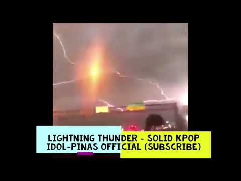 Captured Lightning During Thunder