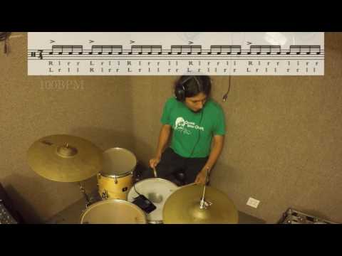 Phrasing with Rudiments #12 - A Paradiddle Warm Up Exercise