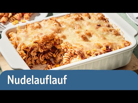 Einfacher Nudelauflauf – mit Tomatensoße, Salami und Käse 🍅🧀 | REWE Deine Küche