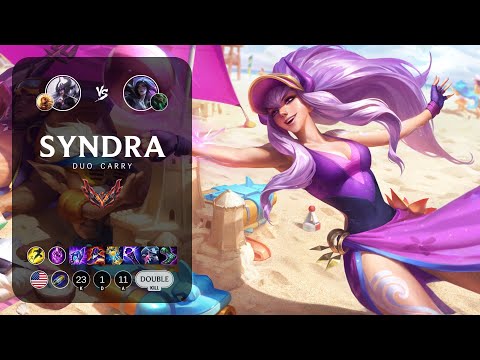 Syndra Carry vs Kai'Sa - NA Grandmaster Patch 13.3