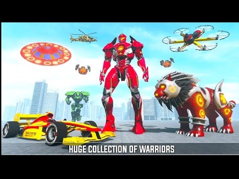 Army Helicopter Robot Transformation || Robot Vs Spiders || LA LA Games