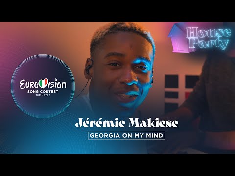 Jérémie Makiese - Georgia On My Mind - Belgium 🇧🇪 - Eurovision House Party 2022