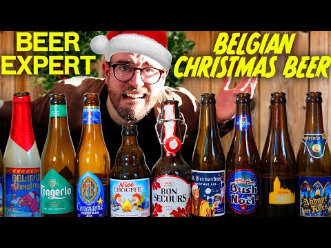 Beer expert blind tastes classic Belgian Christmas...