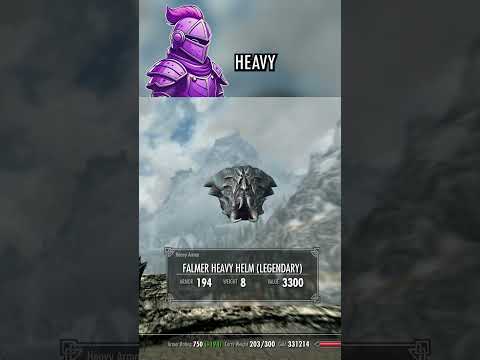Level 100 LIGHT/HEAVY ARMOR Fast in Skyrim