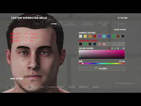 WWE 2K18 My Career Playthrough Pt5 - Hair is part of my Attire?