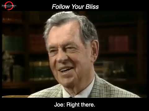 Joseph Campbell discussing following your bliss