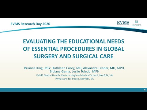Thumbnail image of video presentation for Evaluating the Educational Needs of Essential Procedures in Global Surgery and Surgical Care