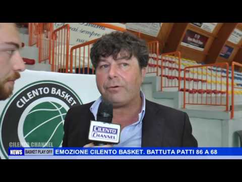 BASKET PLAY OFF, EMOZIONE CILENTO BASKET. BATTUTA PATTI 86 A 68