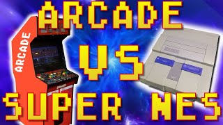 Super Nintendo vs Arcade!!! *24 GAMES* Covered!