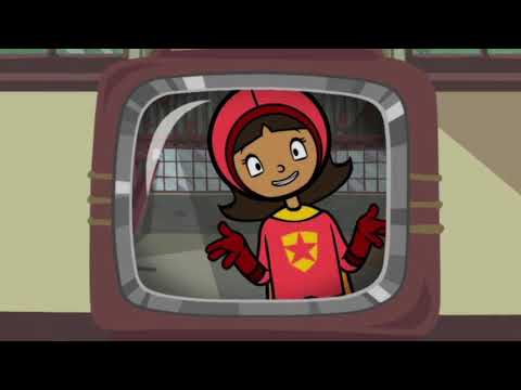 Wordgirl gives the villains an unfriendly message