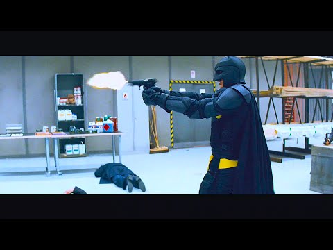 Kick Ass 4k: Big Daddy visiting Frank's Lumber Supplies warehouse                  subtitled