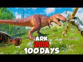 Ark 100 Days But It S On The Oldest Version Of Ark