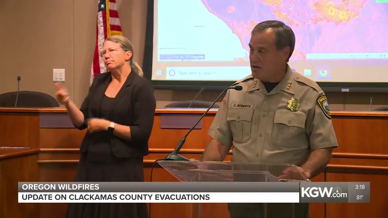 Clackamas County wildfire update