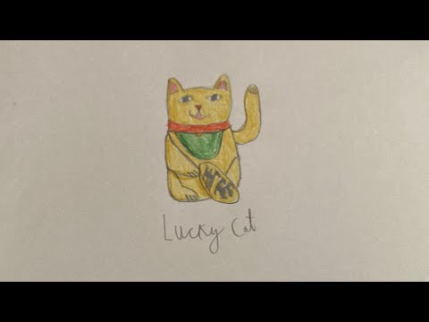 Lucky Cat drawing and facts