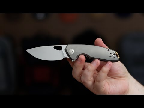 GiantMouse Knives ACE Tribeca Titanium Liner Lock Flipper with