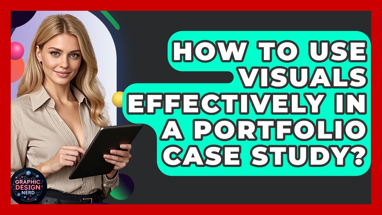 How To Use Visuals Effectively In A Portfolio Case Study? - Graphic Design Nerd