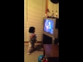 Kelsey Watching Barney