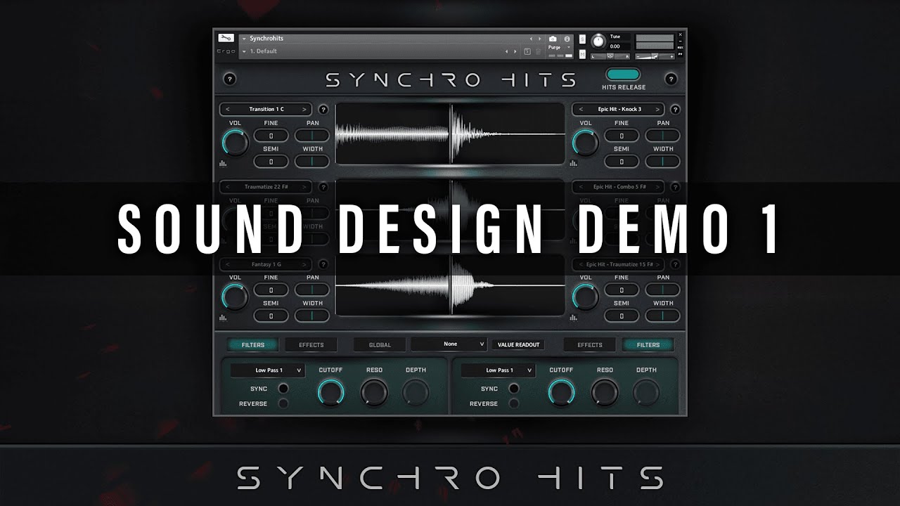 Synchrohits // Kontakt // Ergo Kukke // Sound Design Demo 1