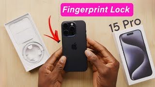 How to Add Fingerprint Lock in iPhone 15 Pro | iPhone 15 Pro me Display Finger Lock Kaise Lagaye