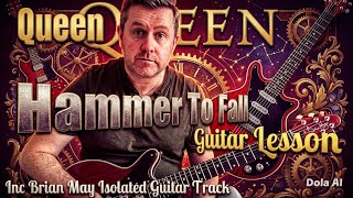 Queen Hammer To Fall Guitar Lesson (Brian May Isolated Guitar Track)