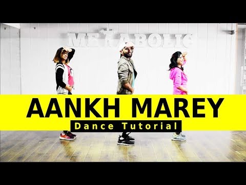 Aankh Marey Dance Tutorial | SIMMBA | Aankh Marey Easy Dance Choreography | FITNESS DANCE with RAHUL