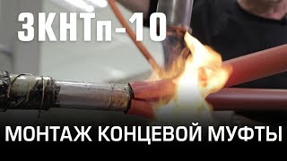 Монтаж кабельной муфты 3КНТп-10 (КВТ)