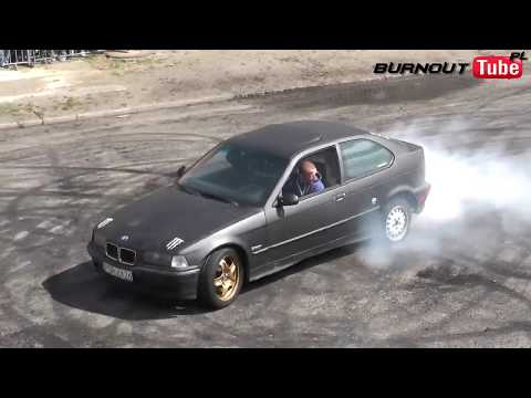 Pokaz mocy BMW E36 325 Compact "STERYD" - Majówka z BMW Dobrzyca 2019