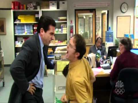 Dwight Punches Michael
