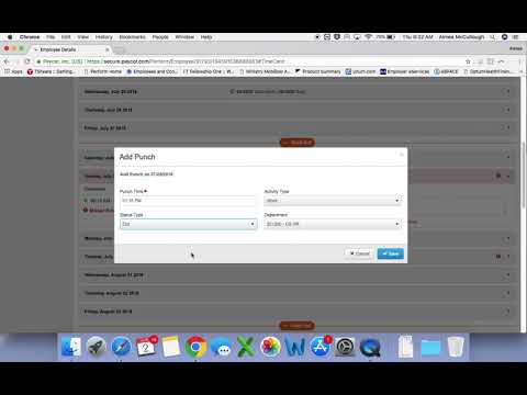How to Approve a Time Card in Paycor