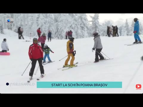 Stirile Kanal D - Start la schi in Poiana Brasov! | Editie de pranz