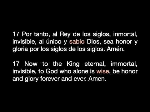 1 Timoteo Timothy 1 / Aprende Inglés Learn Spanish