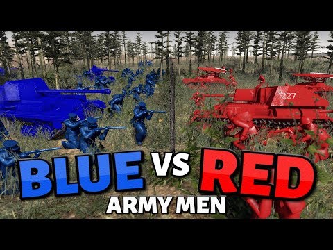 THE GREAT CONFLICT BEGINS ! Battle for the Neutral zone - ARMY MEN - Blue Vs Red (AMOW)