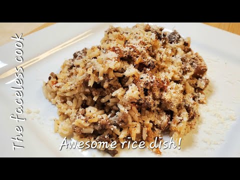 Beef rice casserole that is so good, 5 meals for $13.41!