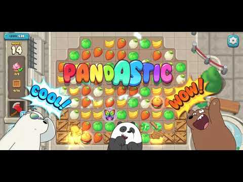 We Bare Bears Match3 Repairs Level 530 - No Boosters