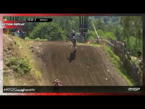 Geerts vs Rubini | MX2 Race 1 | MXGP of Czech Republic 2022 #MXGP #Motocross
