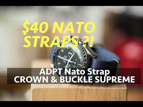 Worn Wound Crown Buckle SUPREME ADPT NATO STRAP Review Omega Rolex Seiko Citizen Diver Watch