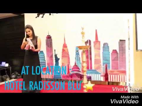 Anchor Kanishka Gola Corporate event for Vendue international 