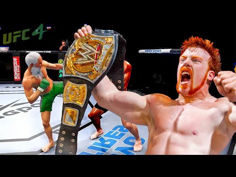 Sheamus(Super Stars WWE) vs. Old Bruce Lee - EA sports UFC 4