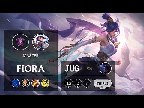 Fiora Jungle vs Rek'Sai - EUW Master Patch 9.24