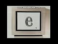 Sesame Street Computer Letters E