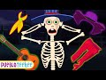 Disfraces De Halloween De Esqueleto De Canción Videos De Miedo Para Niños Pueblo Teehee