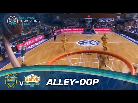 Jordan Theodore to Furkan Korkmaz for the alley-oop jam - Basketball Champions League
