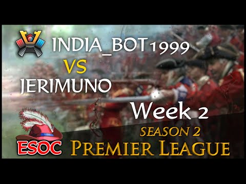 [AoE3] (SKG) India_Bot1999 vs (MDS) Jerimuno — Week 2 — ESOC Premier League Season 2