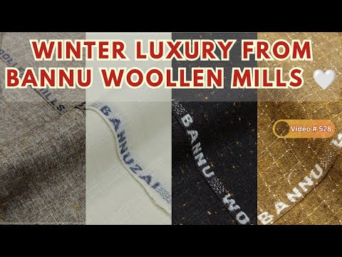 Original Bannu Woollen Fabric |Bannuzai Check& Ahashma Fancy Check | Muhajar Cloth House